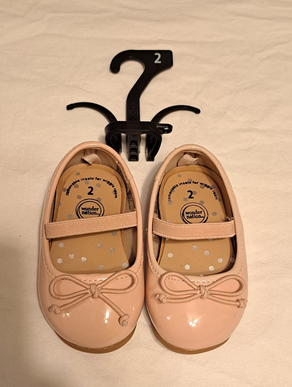 Baby Girls Shoes Size 2 Pink Wonder Nation